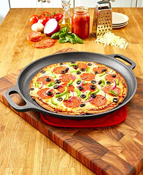 The Lakeside Collection Cast Iron Pizza Pan