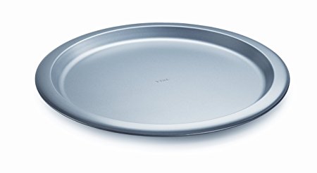 T-fal 84837 Professional Bakeware Nonstick Pizza Pan, 15.75-inch Large, Gray