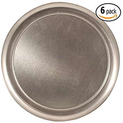 Crestware Aluminum Pizza Tray with Pan Scraper (10 Inch, 6-Pack)